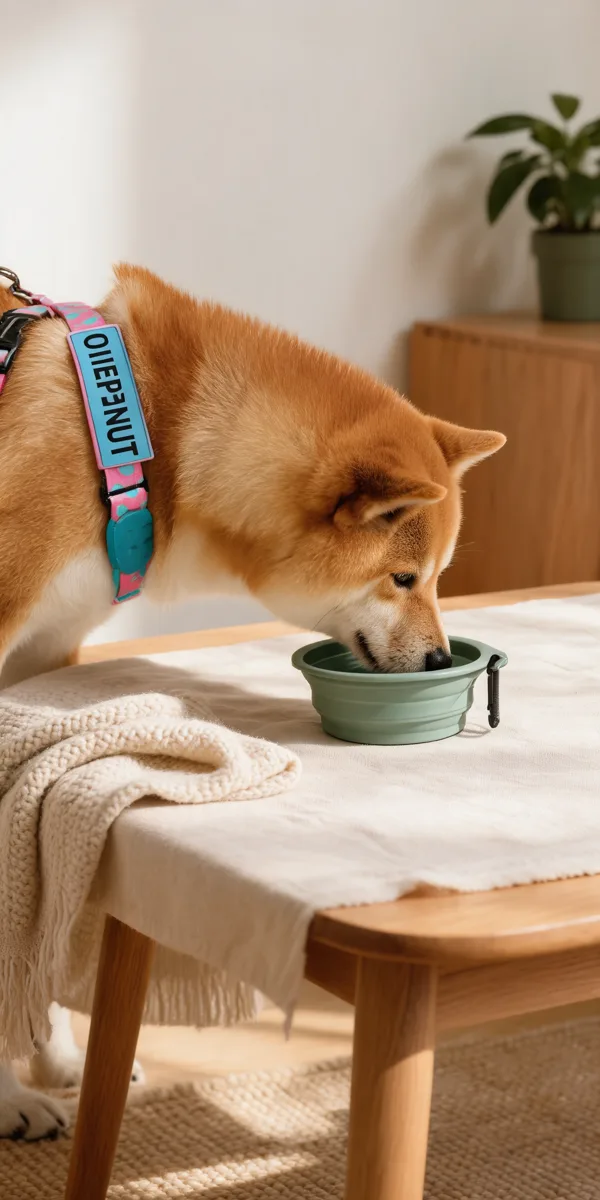 Silicone Foldable Travel Pet Bowl